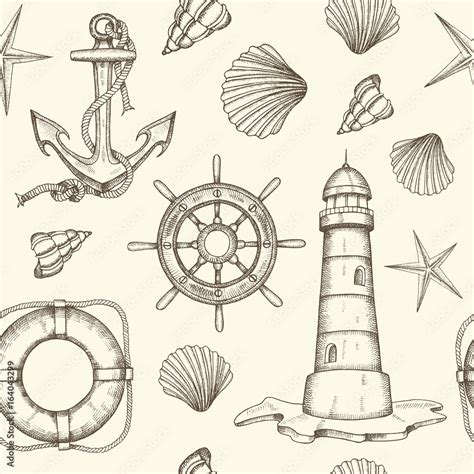 vintage anchor wallpaper