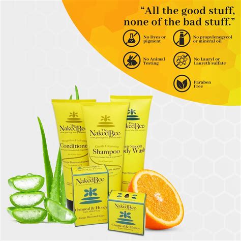 The Naked Bee Orange Blossom Honey Bee Loci N De Manos Y Cuerpo