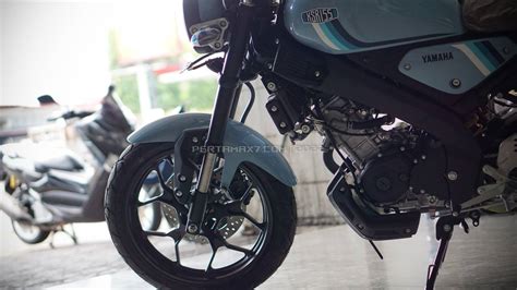 Velg Depan Yamaha Xsr Warna Light Blue Wanderlust Pertamax