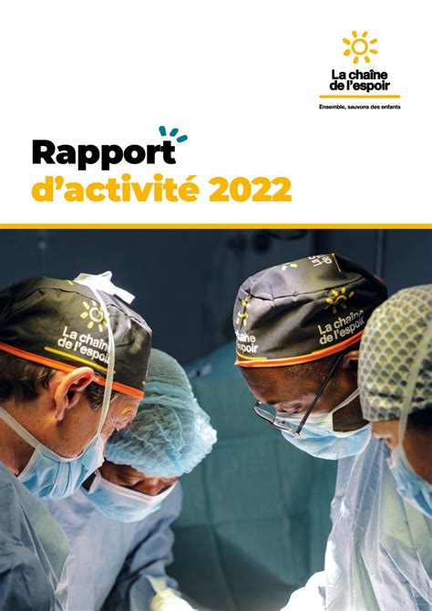 Calaméo Rapport Dactivité 2022