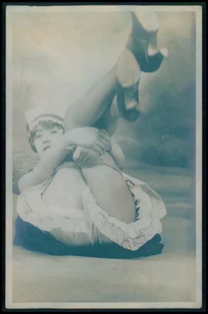 FRENCH NUDE WOMAN Grundworth Original Old C1925 Photo Postcard 73 96