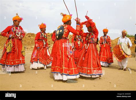 Ghoomar Dance In Desert