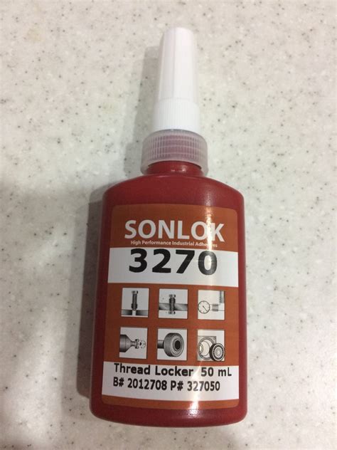 Industrial Grade SONLOK Thread Locker Adhesives Packaging Size 50 Ml