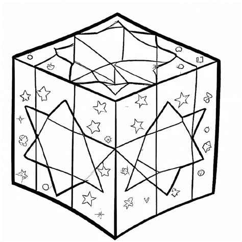 7 Desenhos do Cubo Mágico para Imprimir e Colorir