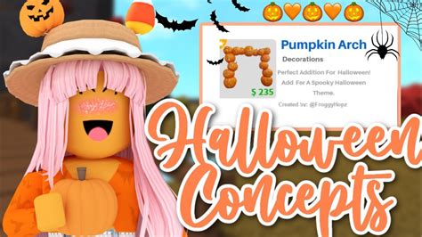 Upcoming Bloxburg Halloween Update Concepts Pumpkin Cheesecake