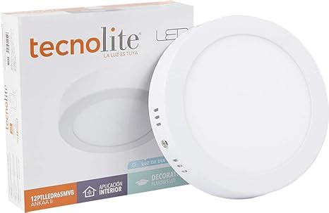 Tecnolite Lámpara Plafón LED Techo 12 W Luz de Día Interiores No