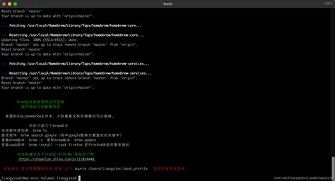 Homebrew更换镜像源，一键脚本安装替换homebrew镜像源 Csdn博客