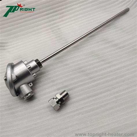 High Temperature Armored Wzp Temperature Sensor Thermocouple PT100 Rtd