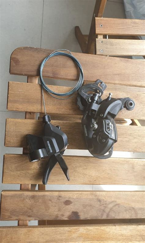 Shimano 7 Speed Shifter And Derailleur Sports Equipment Bicycles