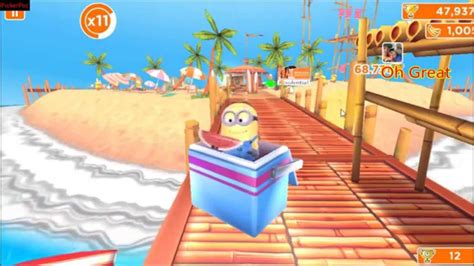 Full Hd Minion Rush Beach Theme Gameplay On Windows Youtube