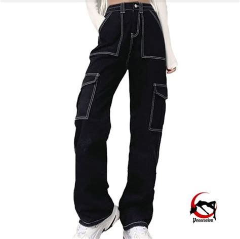 Pantalon Costuras Blancas Possession