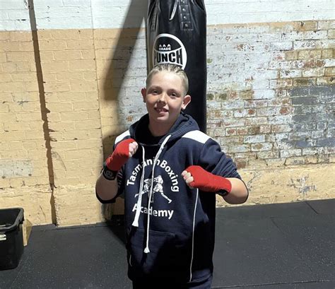 Tasmanian Boxing Academys Ollie Wilson Prepares For First Bout The