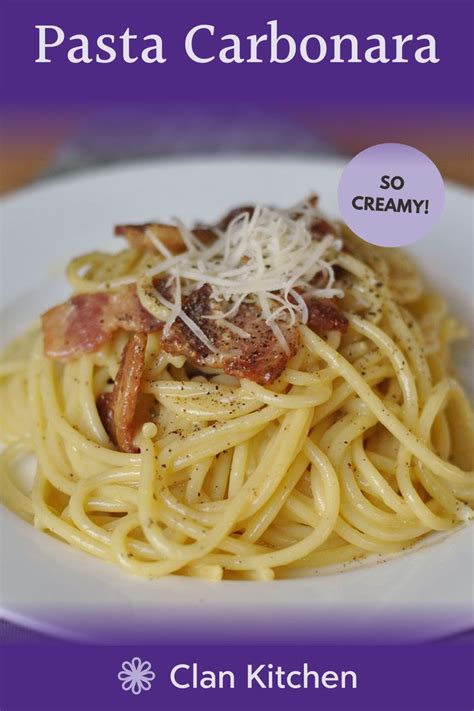 Creamy Pasta Carbonara Recipe