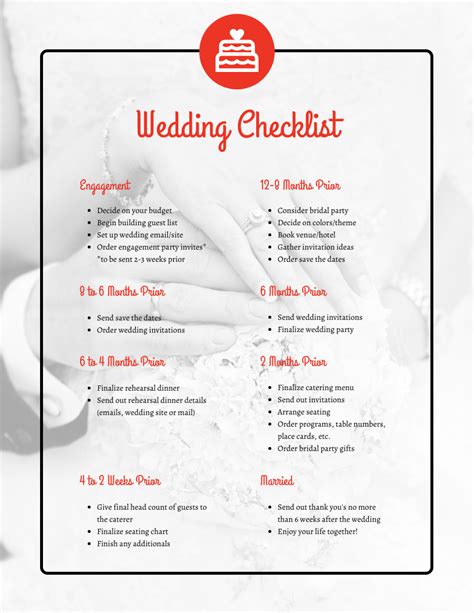 Your Wedding Checklist Guide Timeline For 2022 2023 50 Off