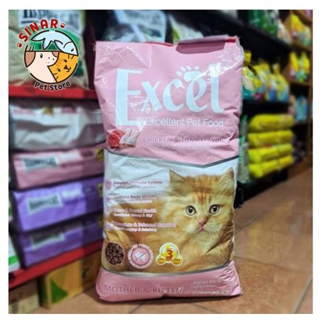 Jual Excel Kitten 20KG Food Makanan Anak Kucing Cat Dry Kering Pelet