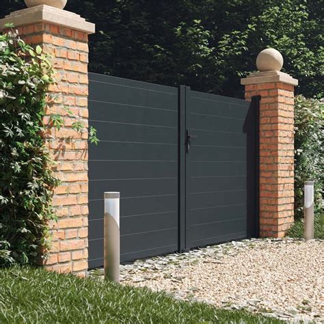 Buy Billyoh Valencia Double Swing Driveway Aluminium Gates With