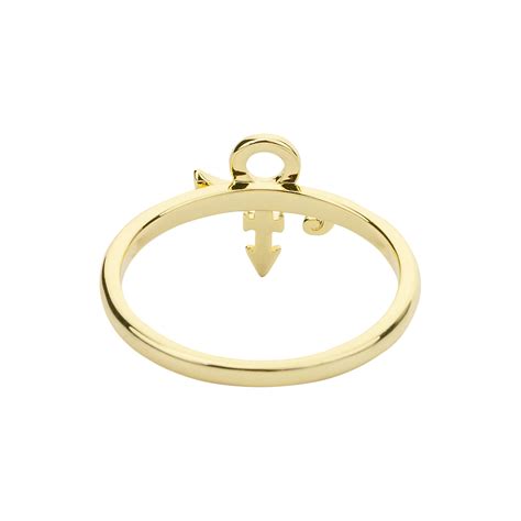 Prince Symbol Mini Ring [Gold] (Size 13) | Prince Official Store