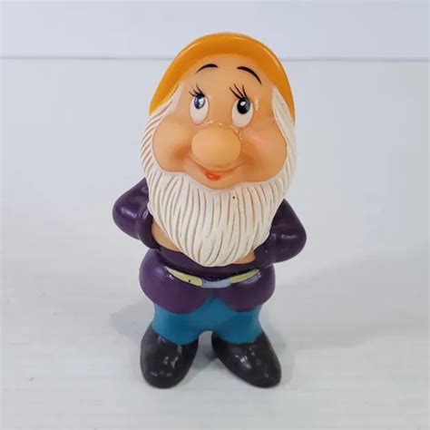 Vintage Disney Snow White And The Seven Dwarfs Bashful Rubber Vinyl