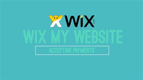 Accepting Payments On Wix Tutorial Wix My Website Youtube