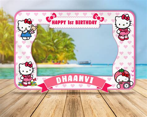 Hello Kitty Theme Personalized Photobooth Party Supplies Online