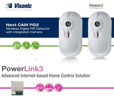 Visonic PG2 IP CAM KIT PowerMaster Powerlink 3 2 IP Camera PIR Kit