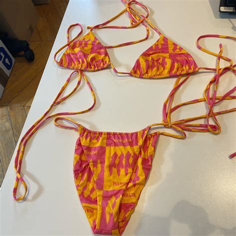 Inamorata Bikini Size M Bottoms Size S Top Worn Depop