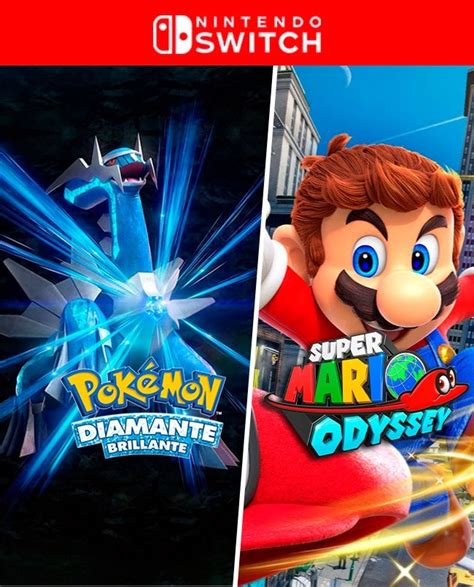 Pok Mon Diamante Brillante Mas Super Mario Odyssey Nintendo Switch