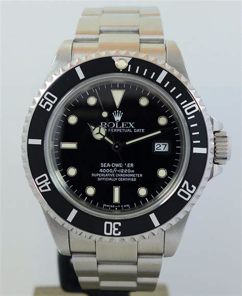 Rolex SeaDweller 4000 16600 Box Papers 1996