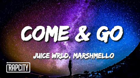 Juice Wrld Ft Marshmello Come And Go Lyrics Youtube