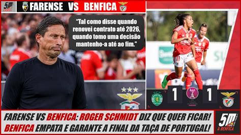 Liga Jornada Farense Vs Benfica Antevis O Roger Schmidt