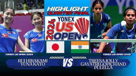 Hirokami Kato Jpn Vs Jolly Pullela Ind Yonex Us Open