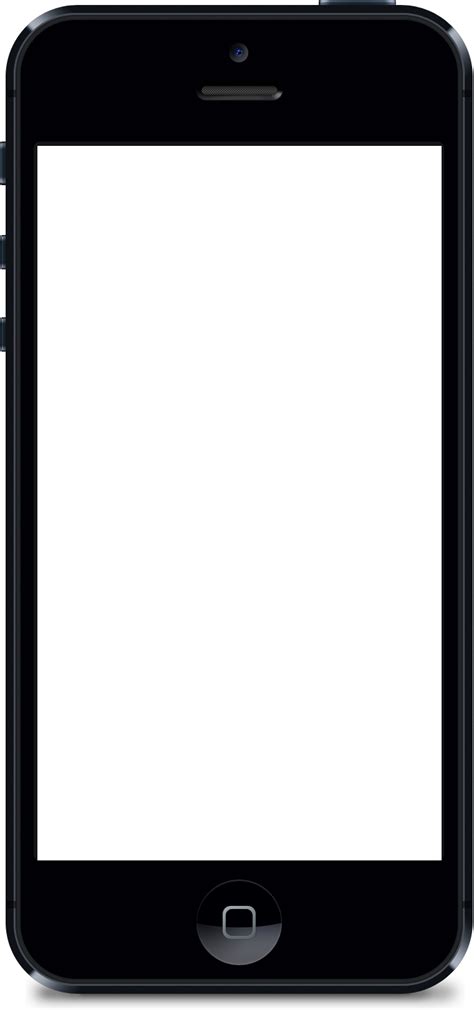 Iphone Template Transparent