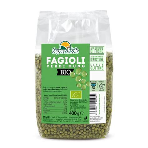 Fagioli Verdi Mung Bio 400g