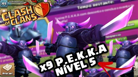 Ataque Pekkas Full Clash Of Clans Youtube