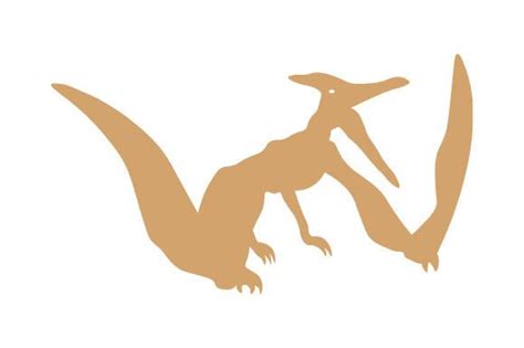 Dinosaur Pteranodon Silhouette Svg Cut File By Creative Fabrica