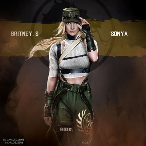 Britney S As Sonya Blade Art By Me 🔥 Mortal Kombat Art Series Making My Fav Singers As Fierce