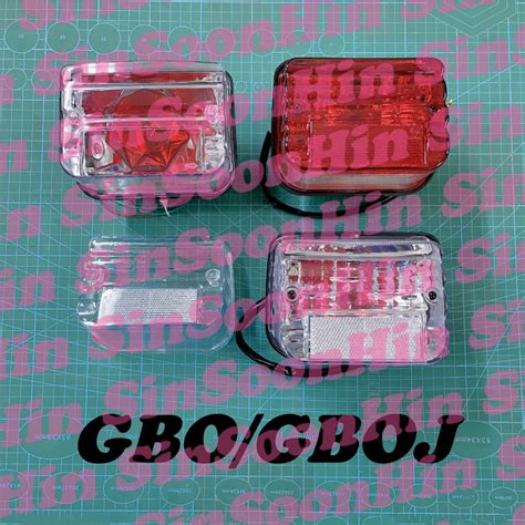 Honda Gbo Gbo J Tail Lamp Assy Set Diamond Eye Lampu Belakang Gboj