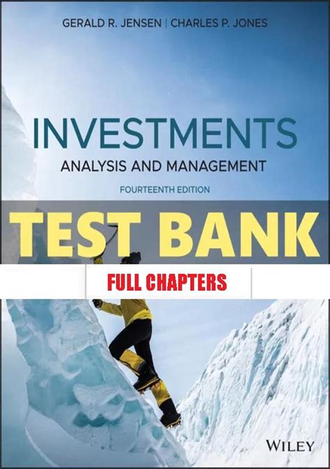 Test Bank For Investments Analysis And Management Th Edition Jones