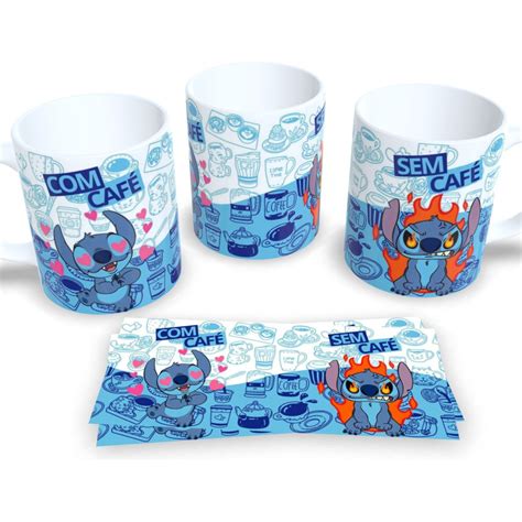 Caneca Stitch Personalizada Tematica Xicara Lilo Stich M9 Shopee Brasil