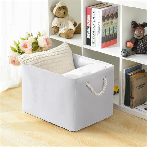 Thewarmhome Organization And Storage Basket For Shelves Extra Jumbo