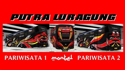 Mod Bussid Sr Wsp Jb Shd Md Livery New Putra Luragung Youtube