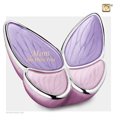 Adult Wings Of Hope Butterfly Lavender Cremation Urn Cremation Urns