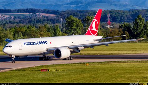 TC LJO Turkish Cargo Boeing 777F At Linz Photo ID 1583264