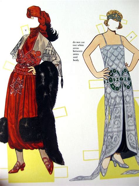 Roaring Twenties Paper Dolls By Tom Tierney Dover Publishing Flapper