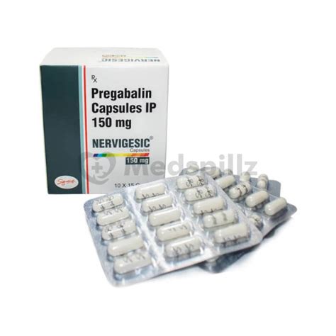 Buy Nervigesic 150 (Pregabalin) Tablet Dosage @ 20% Off Cheap Price