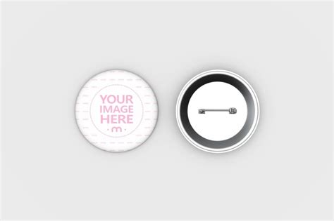 Pin Badge Online Mockup Generator Mediamodifier