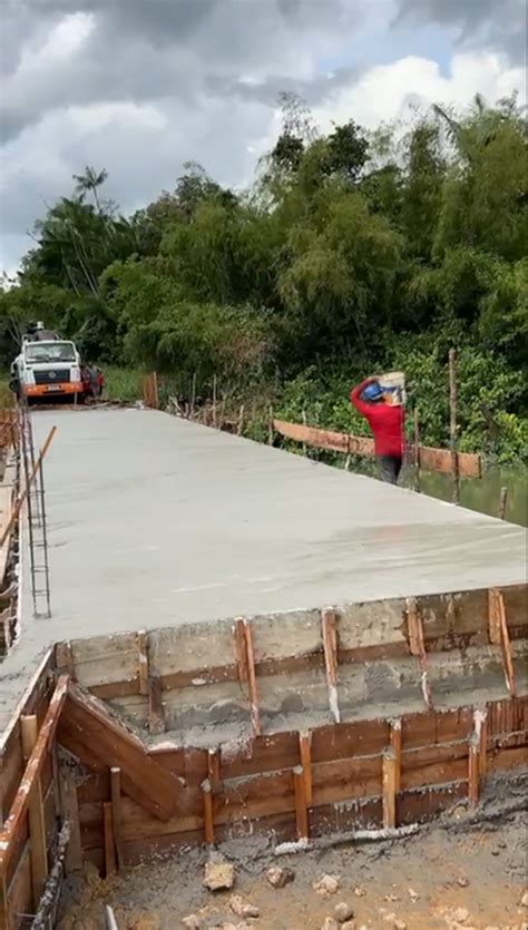 Prefeitura De Colares Cumpre Mais Uma Etapa Na Obra Da Ponte De