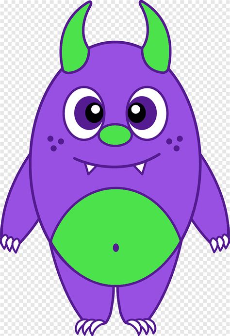 Monstruo contenido gracioso morado s púrpura hoja png PNGEgg