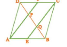 In A Parallelogram ABCD E And F Are The Mid Points Of Sides AB And CD