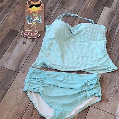 Crown And Ivy Swim Crown Ivy Tankini Swim Set Poshmark